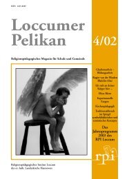 'Loccumer Pelikan' 4/2002 als pdf-Datei - ReligionspÃ¤dagogisches ...