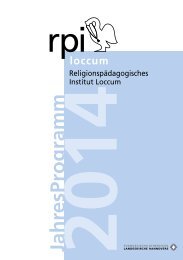 PDF-Datei - Religionspädagogisches Institut Loccum