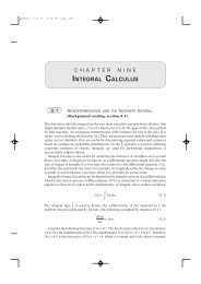 INTEGRAL CALCULUS