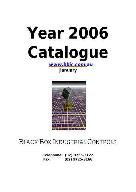 Catalogue Cover and Infor Sheets