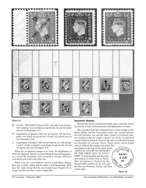 Phil Pages Jan.Feb.2002 - The Royal Philatelic Society of Canada