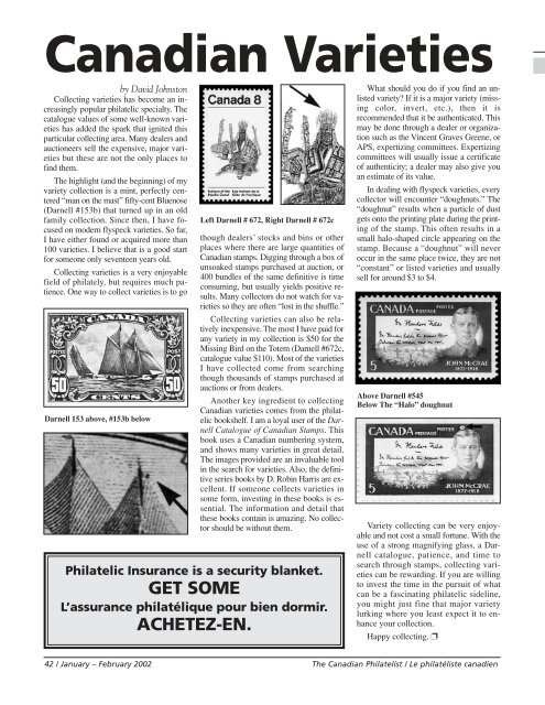 Phil Pages Jan.Feb.2002 - The Royal Philatelic Society of Canada