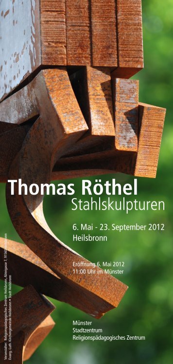Flyer zur Ausstellung - RPZ Heilsbronn