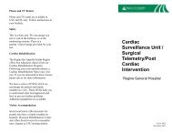 CEAC 0425 Cardiac Surveillance Unit and Surgical Telemetry RGH ...