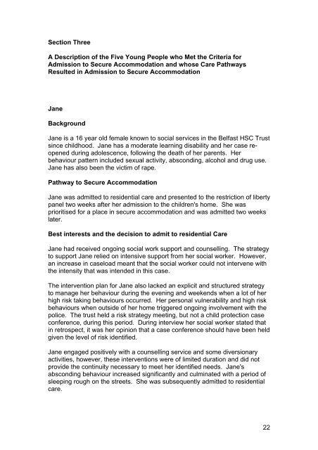 A Report on the Inspection of the Care - Regulation and Quality ...