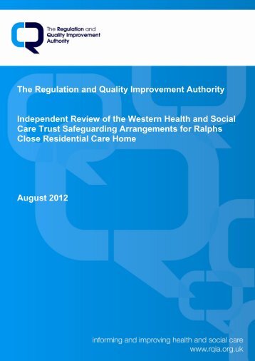 Independent Review of Safeguarding Arrangements for Ralphs ...