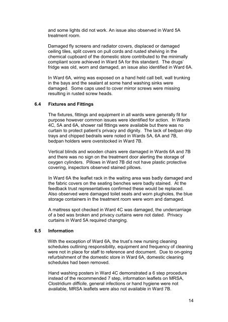 Royal Victoria Hospital, Belfast - 17 July 2012 - Regulation and ...