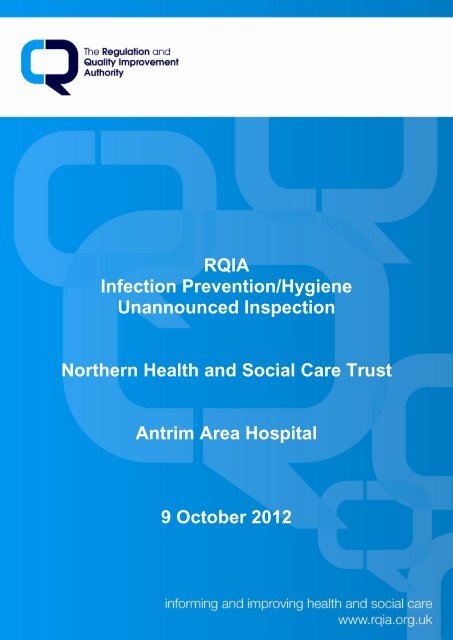 Antrim Area Hospital, Antrim - 09 October 2012 - Regulation and ...