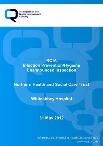 Whiteabbey Hospital - 31 May 2012 - Regulation and Quality ...