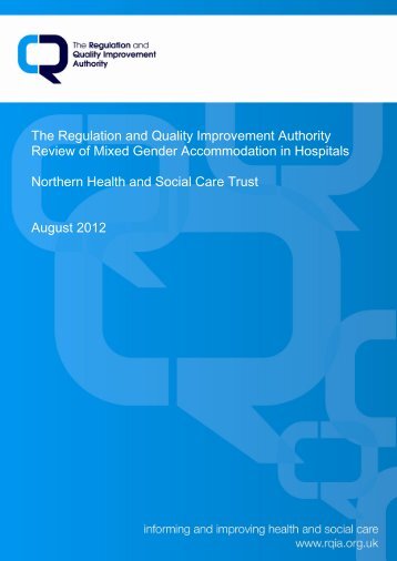 Review of Mixed Gender Accommodation in Hospitals, Northern ...