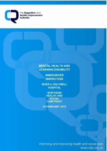Inver 4, Holywell Hospital - 14 February 2012 - Regulation and ...