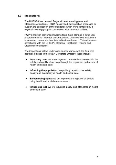 Causeway Hospital - 14 June 2012 - Regulation and Quality ...