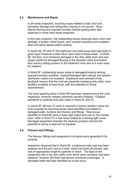 (Re-audit) - 14 July 2011 - Regulation and Quality Improvement ...