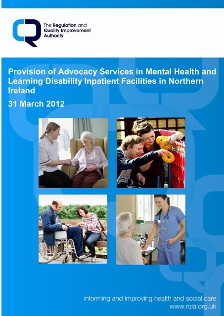 Provision of Advocacy Services in Mental Health and Learning ...