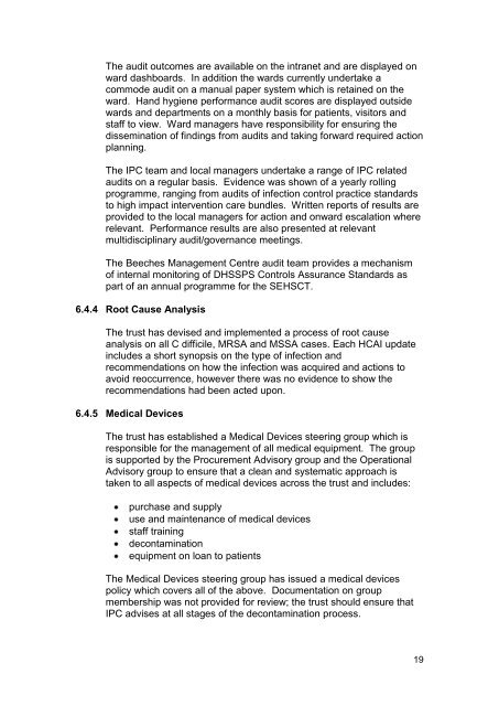 Downe Hospital, Downpatrick - 15 February 2011 - Regulation and ...