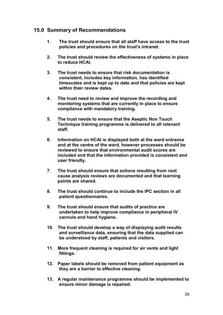 Downe Hospital, Downpatrick - 15 February 2011 - Regulation and ...