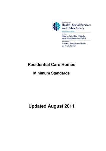 DHSSPS Minimum Standards for Residential Care Homes