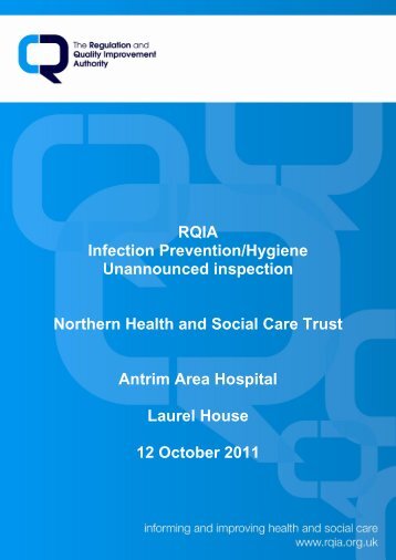 Antrim Area Hospital, Antrim - 12 October 2011 - Regulation and ...