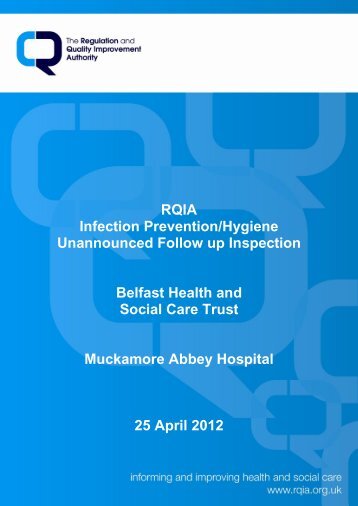 Muckamore Abbey Hospital, Antrim - 25 April 2012 - Regulation and ...