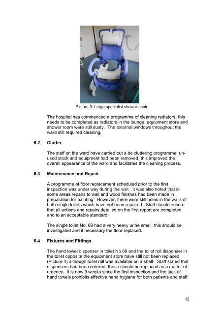 Muckamore Abbey Hospital, Antrim - 25 April 2012 - Regulation and ...