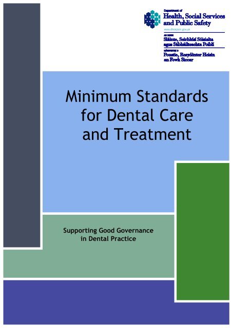 Minimum Standards for Dental Care and Treatment (2011)