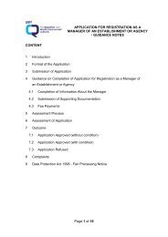 Application For Registration As A Manager Of An Establishment Or ...