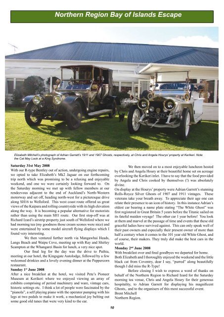 New Zealand Rolls-Royce & Bentley Club Inc - KDA132