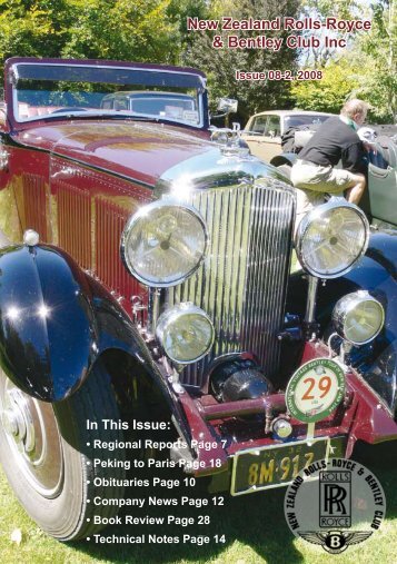 New Zealand Rolls-Royce & Bentley Club Inc - KDA132