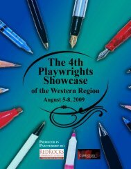The 4th Playwrights Showcase - Red Rocks Community College