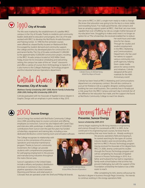 2009-2010 FOUNDATION Annual Report - Red Rocks Community ...