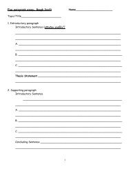 Rough draft essay