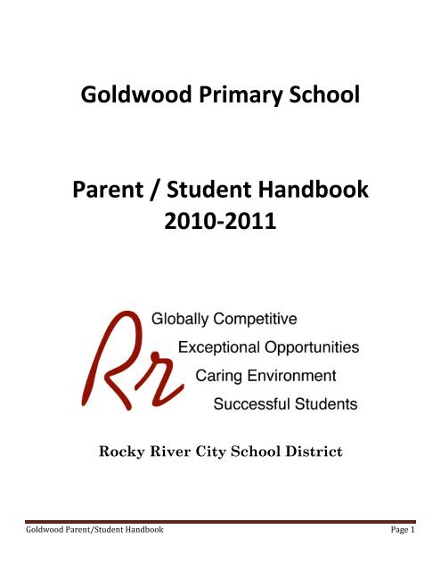 ROCKY RIVER BOARD OF EDUCATION - Rocky River City Schools