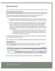 InSite 6 Uploading Guide - RR Donnelley