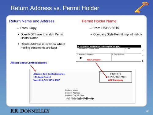 RMS Postal Training - RR Donnelley