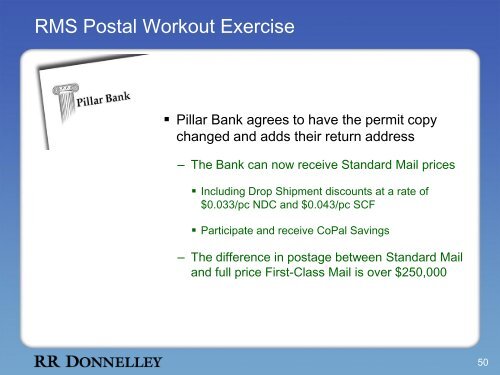 RMS Postal Training - RR Donnelley