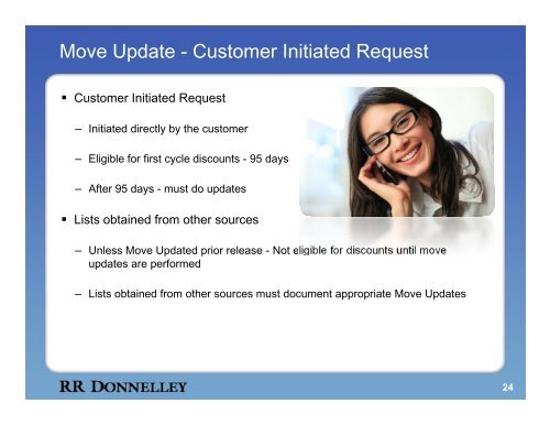 RMS Postal Workout Program - RR Donnelley