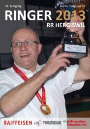 Ringer-Heft 2013 - RR Hergiswil