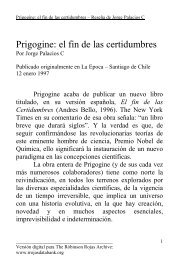 Prigogine: el fin de las certidumbres - The Róbinson Rojas Archive.