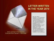 Carta Escrita no Ano 2070