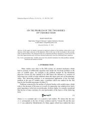 on the problem of the two-bodies of variable mass - Romanian ...