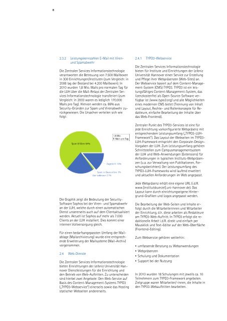 Jahresbericht 2009/2010 - RRZN - Leibniz UniversitÃ¤t Hannover