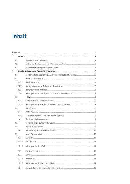 Jahresbericht 2009/2010 - RRZN - Leibniz UniversitÃ¤t Hannover