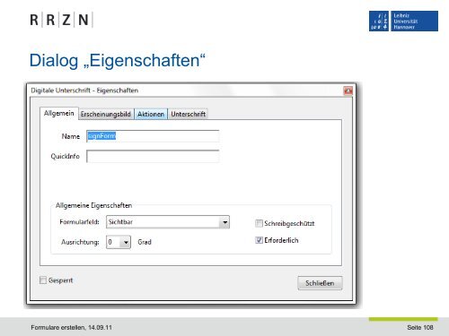 PDF-Formular erstellen - RRZN