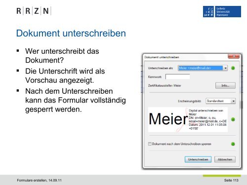 PDF-Formular erstellen - RRZN