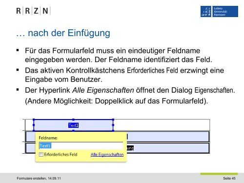 PDF-Formular erstellen - RRZN