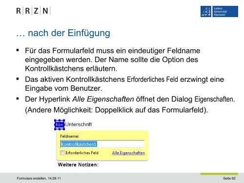 PDF-Formular erstellen - RRZN