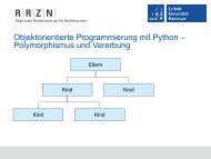 Vererbung und Polymorphismus - RRZN