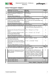 Auswertung Mathematik - Theodor-Heuss-Schule