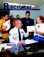 June Recruiter - Air Force Recruiting Service