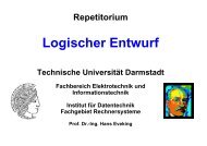 Logischer Entwurf - Rs.tu-darmstadt.de - Technische Universität ...